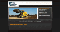 Desktop Screenshot of craneandtractor.com